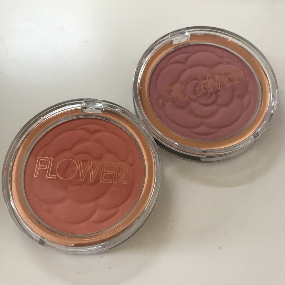 Flower beauty blush duo peach primrose & sweat pea